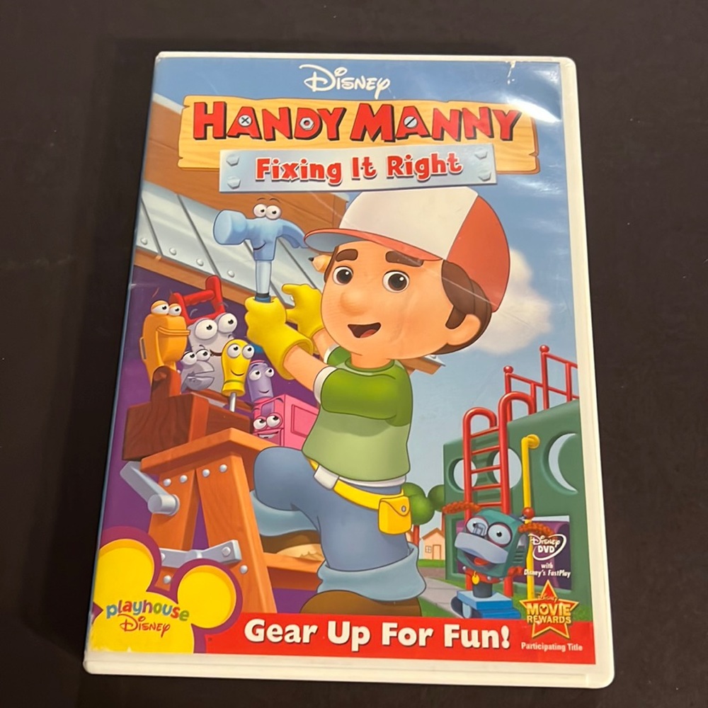 12 for $15. Handy Manny dvd